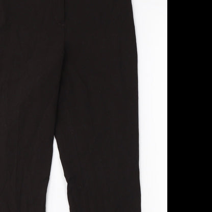 Womens UK Size 12 M&S Regular Fit Dress Pants Brown Trousers