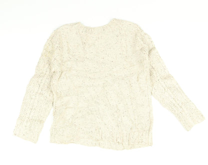 Arizona Jeans Womens Beige   Pullover Jumper Size M