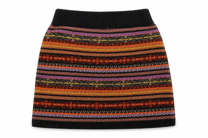 That's it! Womens Multicoloured Geometric  Mini Skirt Size XS