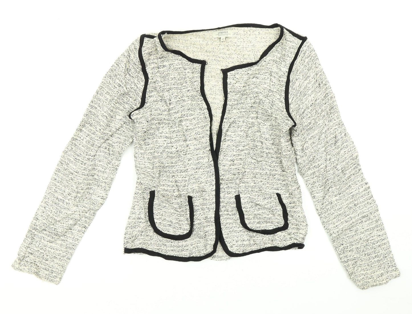 Womens UK Size 10 Papaya Multicoloured Cardigan Jumper