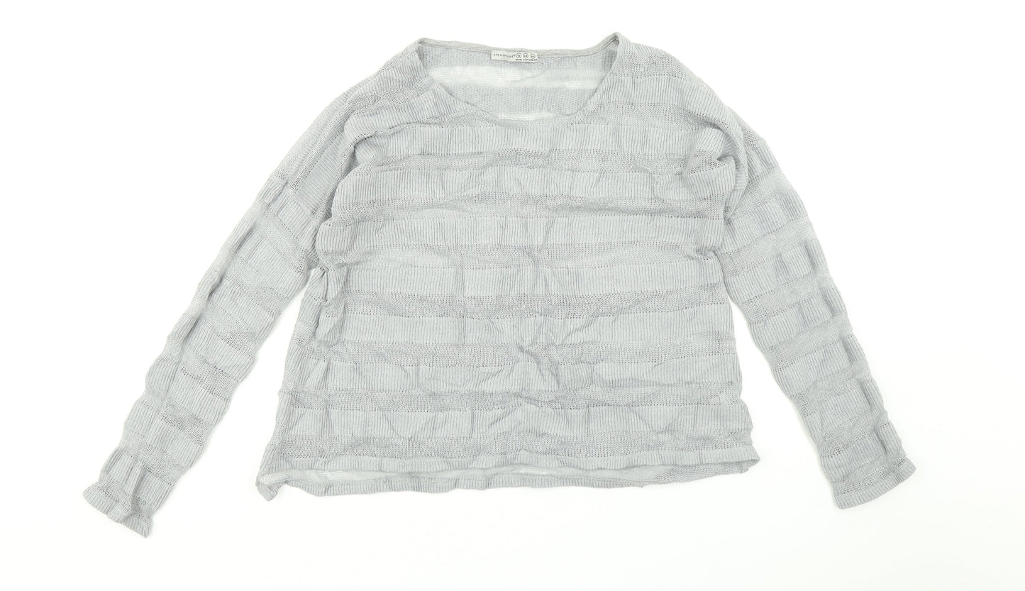 Womens UK Size 18 Atmosphere Grey Pullover Jumper