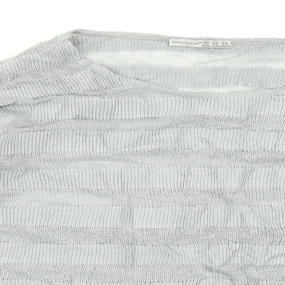 Womens UK Size 18 Atmosphere Grey Pullover Jumper
