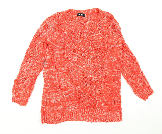 g21 Womens Red   Pullover Jumper Size 10