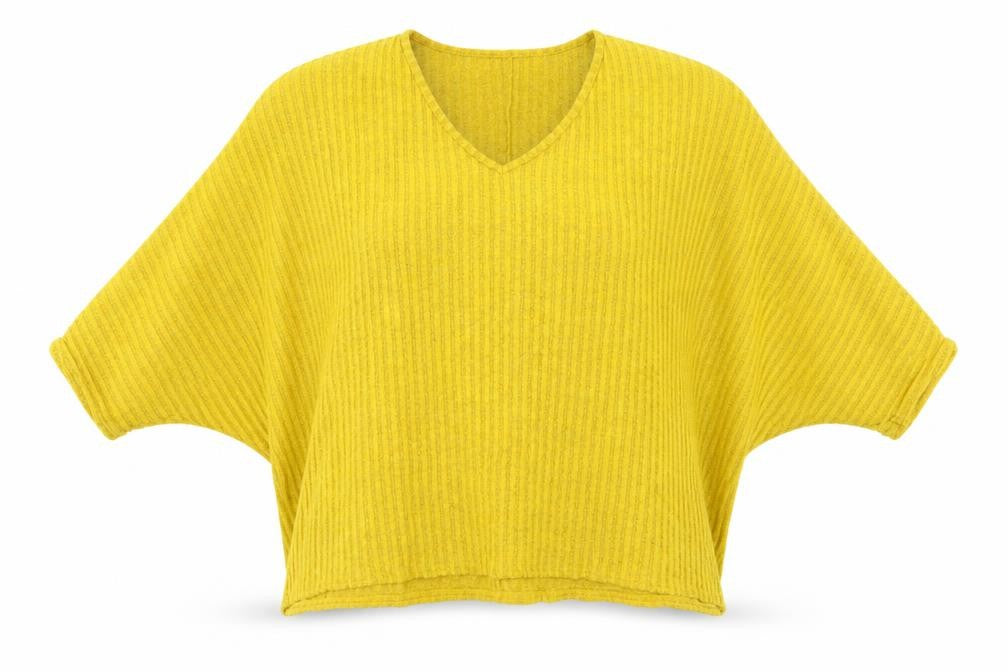 Womens UK Size M new look Yellow Pullover Jumper