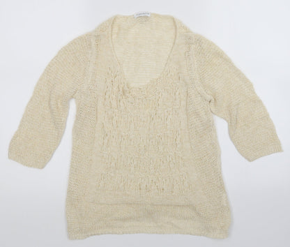viriato Womens Beige   Pullover Jumper Size 14
