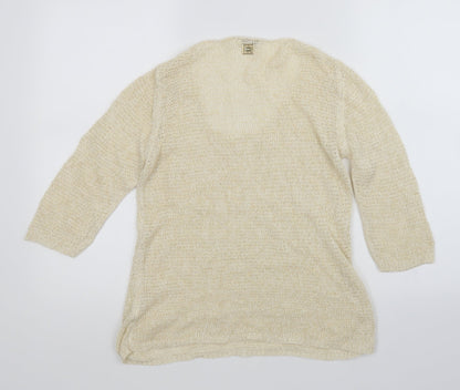viriato Womens Beige   Pullover Jumper Size 14