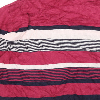 EWM Womens Multicoloured Striped  Pullover Jumper Size L
