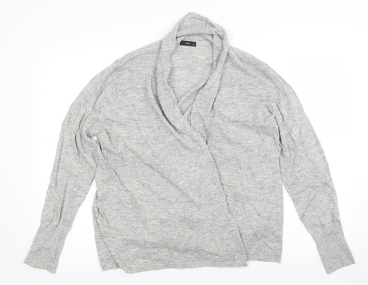 Womens UK Size 14 M&Co Grey Cardigan Jumper