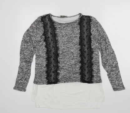 Womens UK Size XS Oasis Multicoloured Pullover Jumper