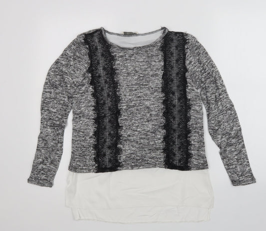 Womens UK Size XS Oasis Multicoloured Pullover Jumper