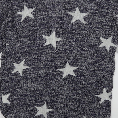 H&M Girls Blue   Cardigan Jumper Size 14 Years