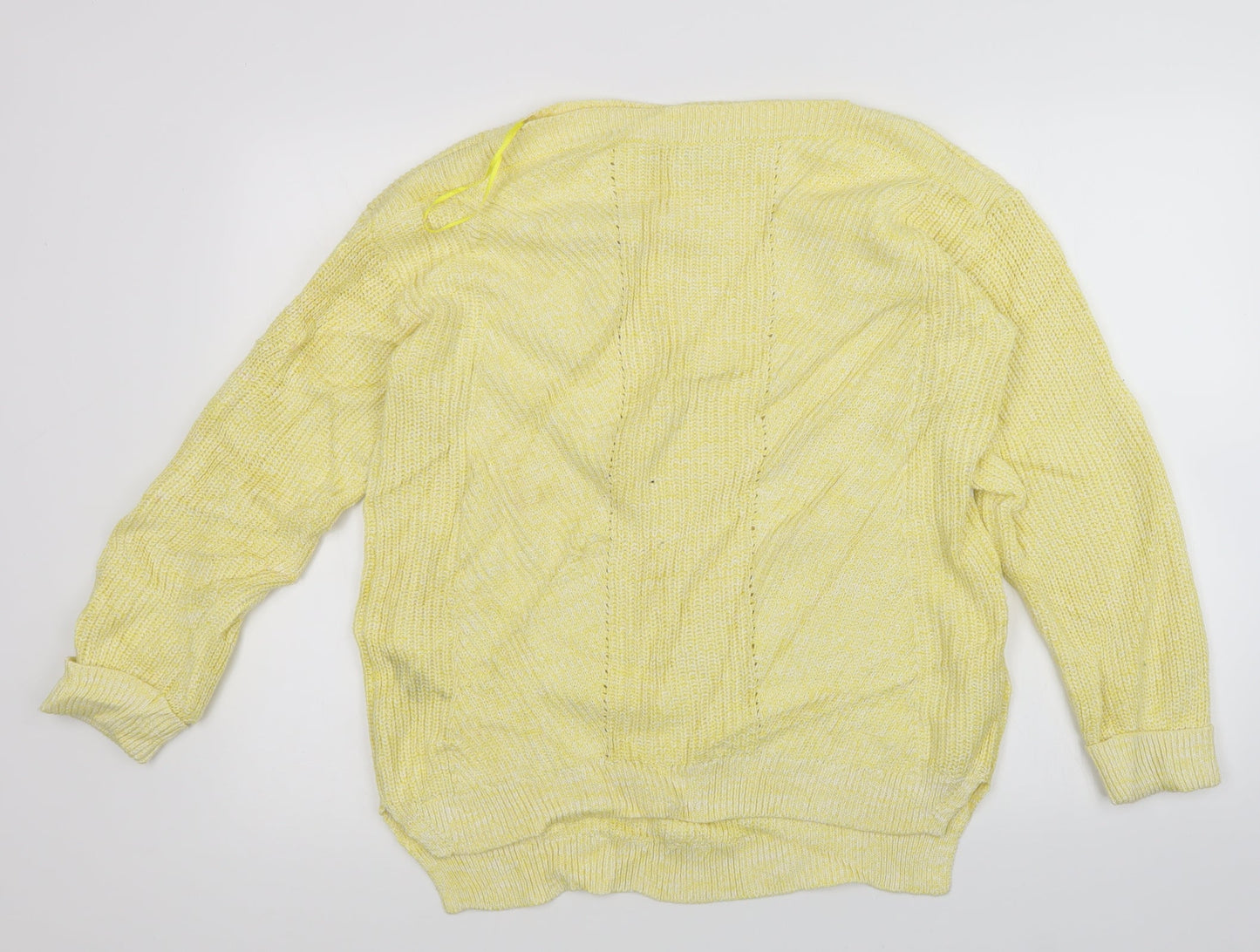 Womens UK Size M M&S Yellow Pullover Jumper
