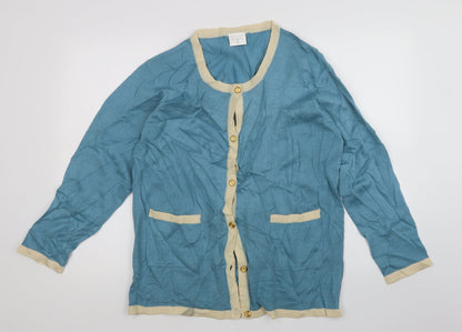 Womens UK Size L anne de lancay Multicoloured Cardigan Jumper