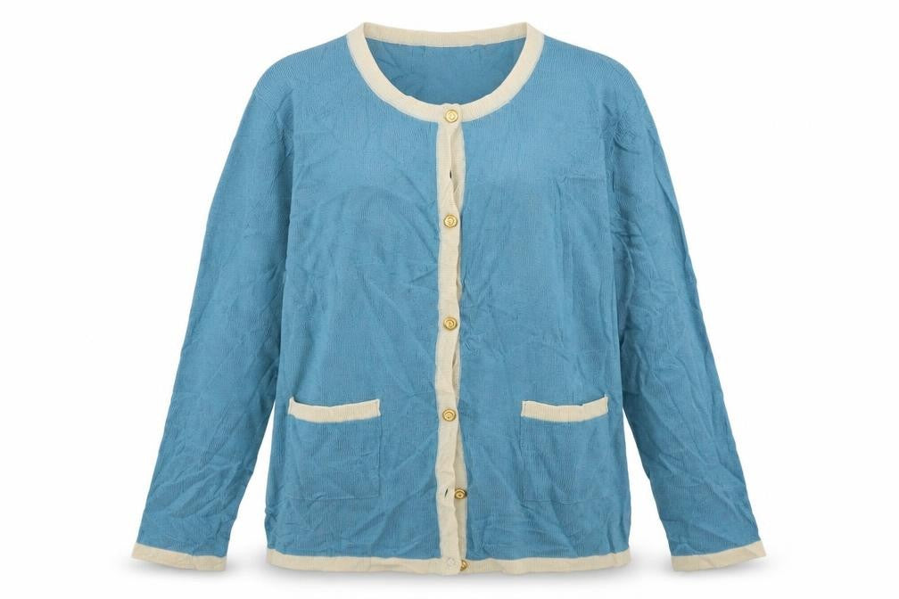 Womens UK Size L anne de lancay Multicoloured Cardigan Jumper