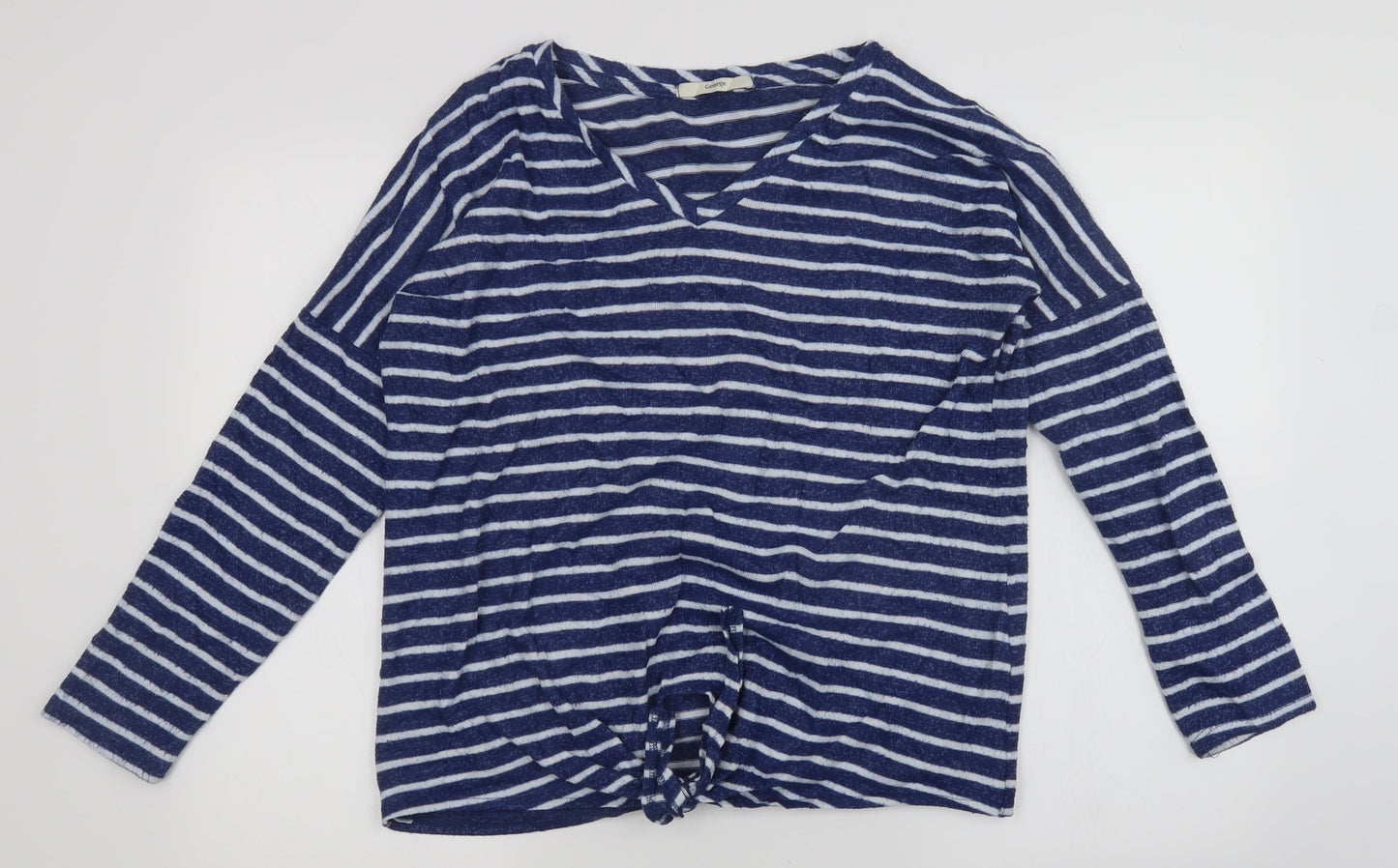 George Womens Multicoloured Striped  Pullover Jumper Size 14