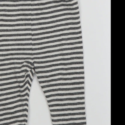 Billie Girls Multicoloured Striped  Sweatpants Trousers Size 3-6 Months
