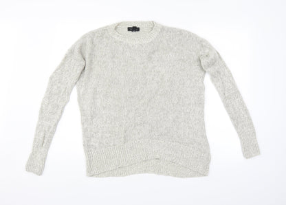 Womens UK Size S New Look Grey Pullover Jumper
