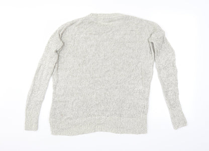 Womens UK Size S New Look Grey Pullover Jumper