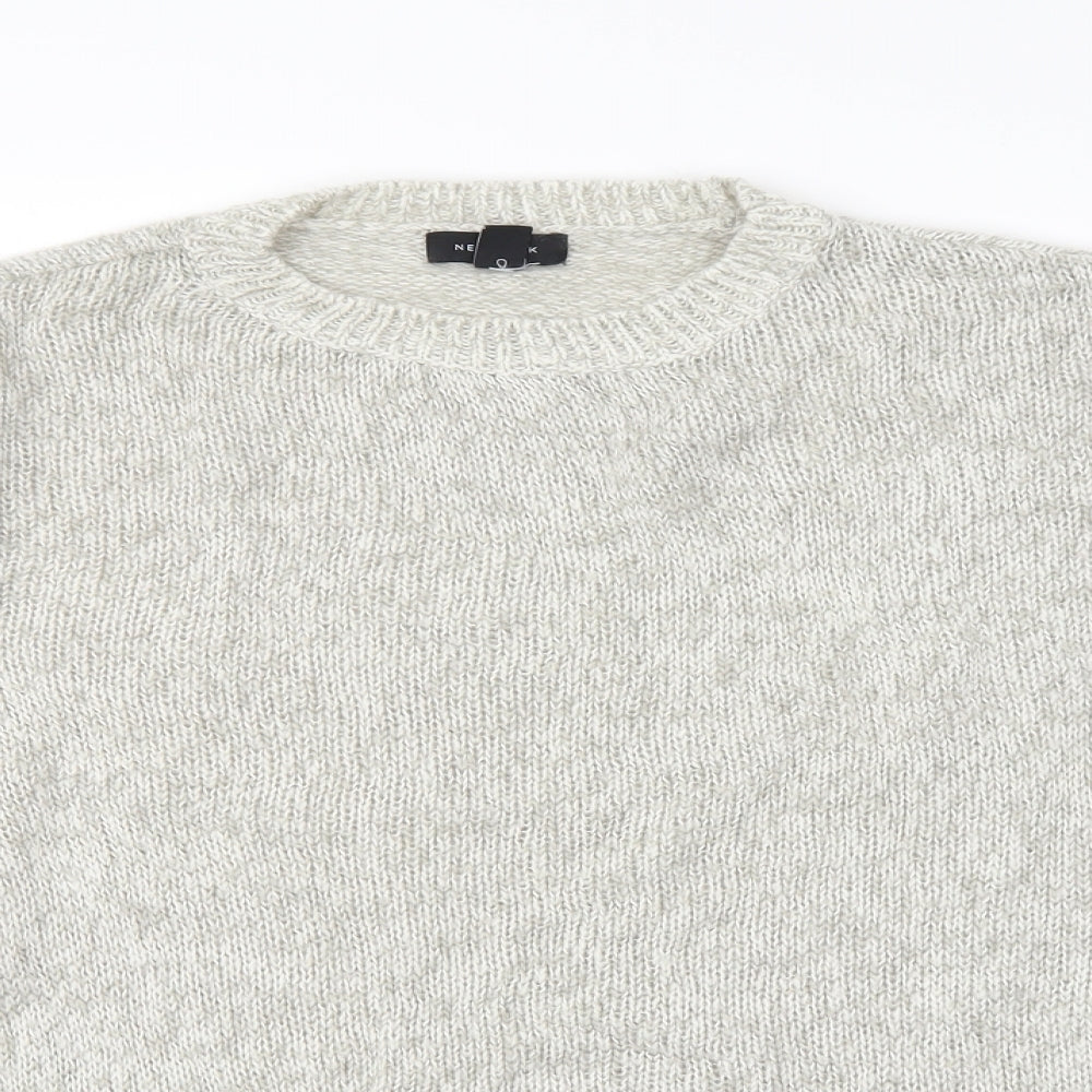 Womens UK Size S New Look Grey Pullover Jumper