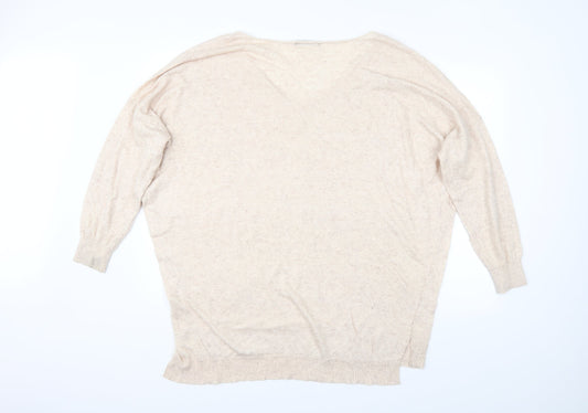Womens UK Size L Atmosphere Beige Pullover Jumper
