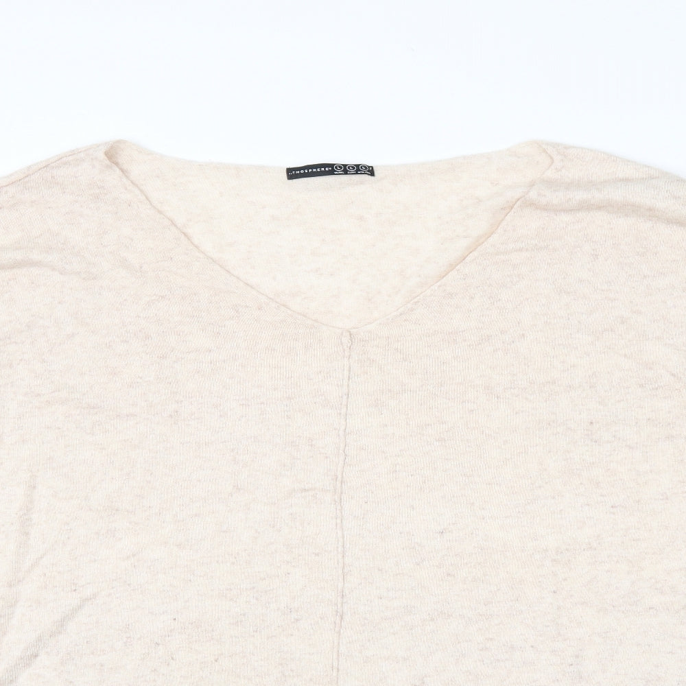 Womens UK Size L Atmosphere Beige Pullover Jumper