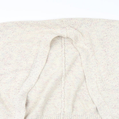 Womens UK Size M Papaya Multicoloured Cardigan Jumper