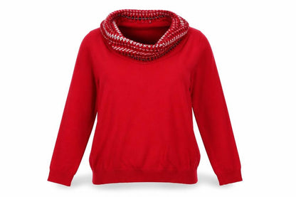 Womens UK Size M Autonomy Red Pullover Jumper