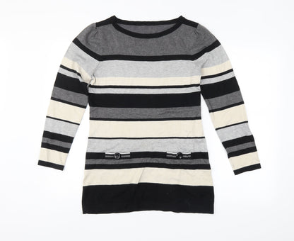 Womens UK Size M M&Co. Multicoloured Pullover Jumper
