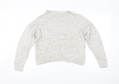 Womens UK Size XS H&M Grey Pullover Jumper