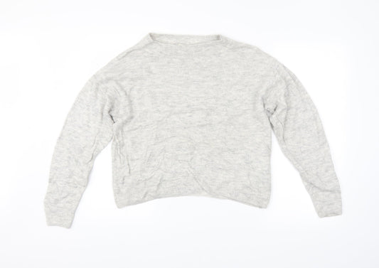 Womens UK Size XS H&M Grey Pullover Jumper