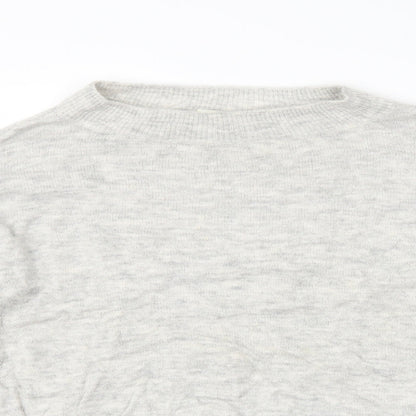 Womens UK Size XS H&M Grey Pullover Jumper
