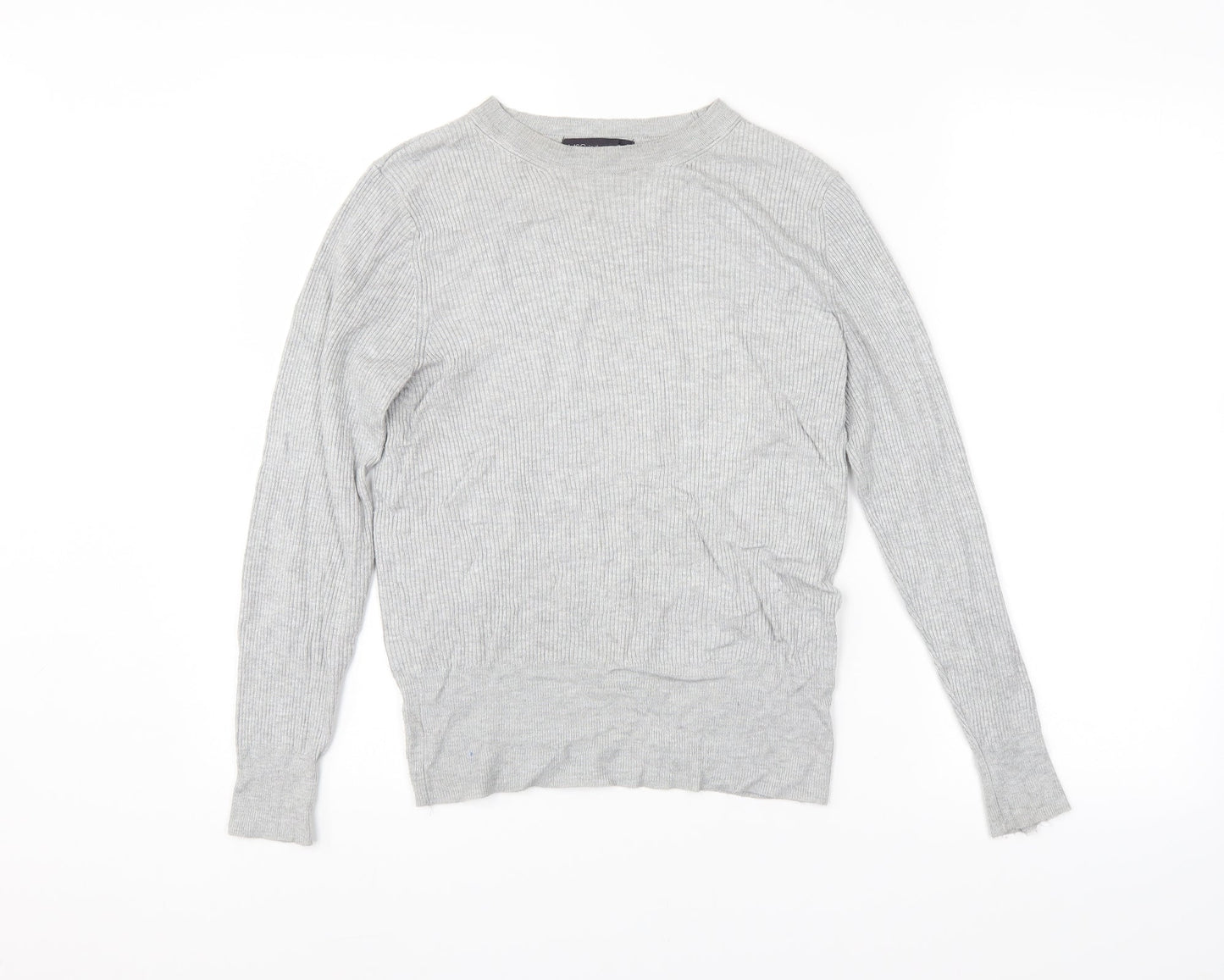 Womens UK Size 12 M&S Grey Pullover Jumper