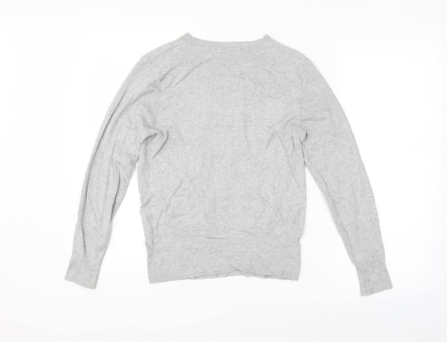 Womens UK Size 12 M&S Grey Pullover Jumper
