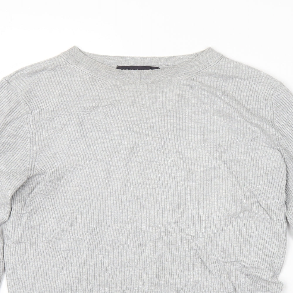 Womens UK Size 12 M&S Grey Pullover Jumper