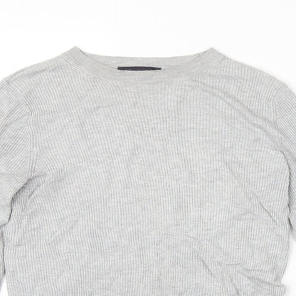 Womens UK Size 12 M&S Grey Pullover Jumper