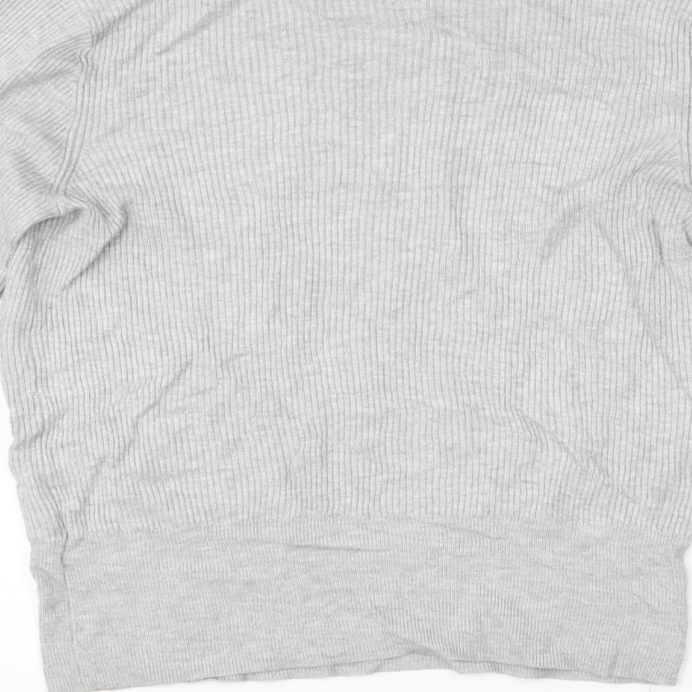 Womens UK Size 12 M&S Grey Pullover Jumper