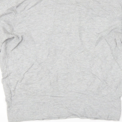 Womens UK Size 12 M&S Grey Pullover Jumper