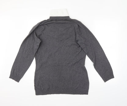 Womens UK Size 16 Papaya Grey Pullover Jumper