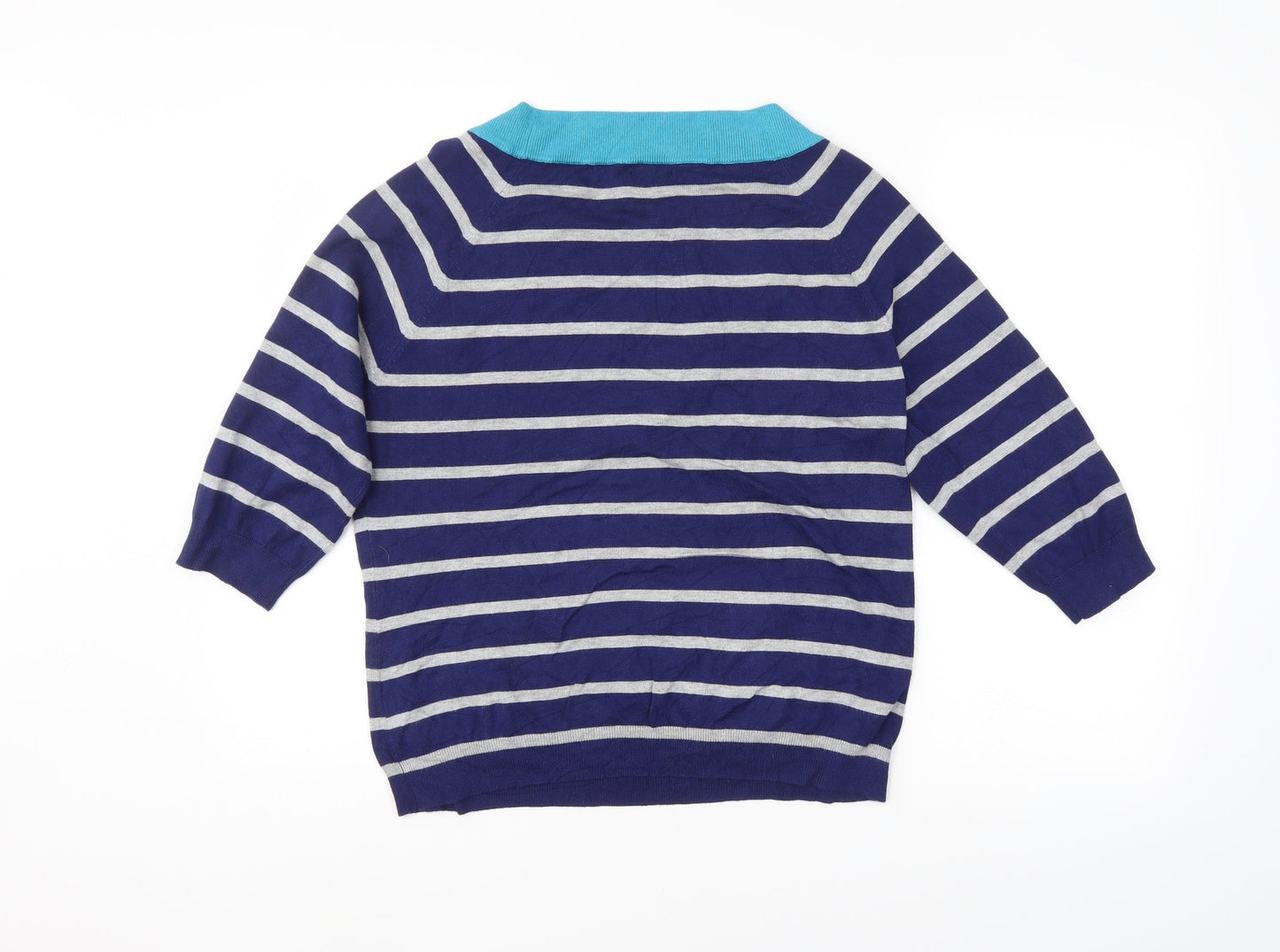 Womens UK Size 18 M&Co. Blue Pullover Jumper