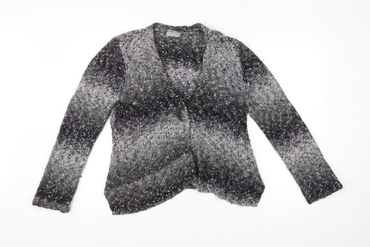 Womens UK Size L M&S Grey Cardigan Jumper