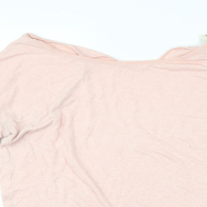 Womens UK Size L Springfield Pink Basic T-Shirt