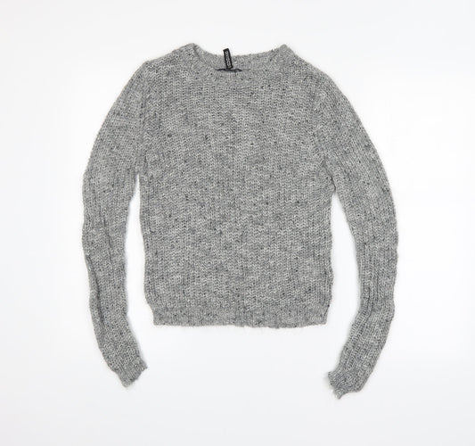 Womens UK Size S H&M Grey Pullover Jumper