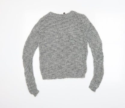 Womens UK Size S H&M Grey Pullover Jumper