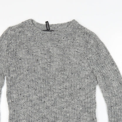 Womens UK Size S H&M Grey Pullover Jumper