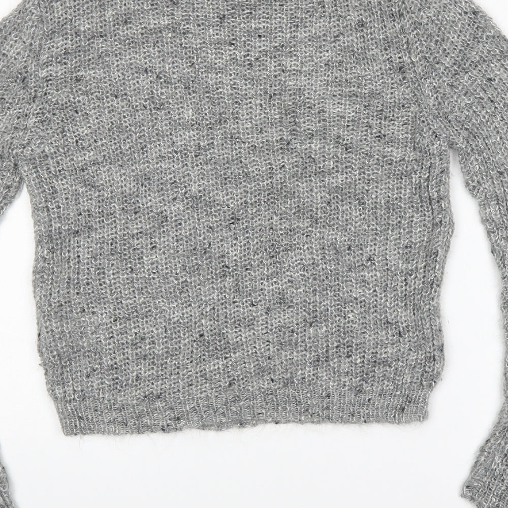 Womens UK Size S H&M Grey Pullover Jumper