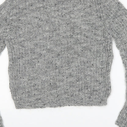 Womens UK Size S H&M Grey Pullover Jumper