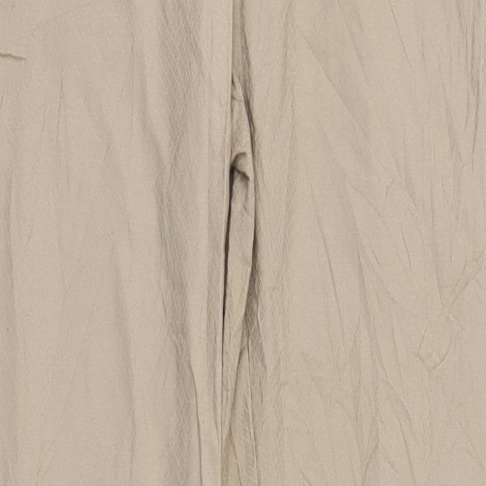Micha Womens Beige Animal Print Denim Straight Jeans Size 8 L31 in