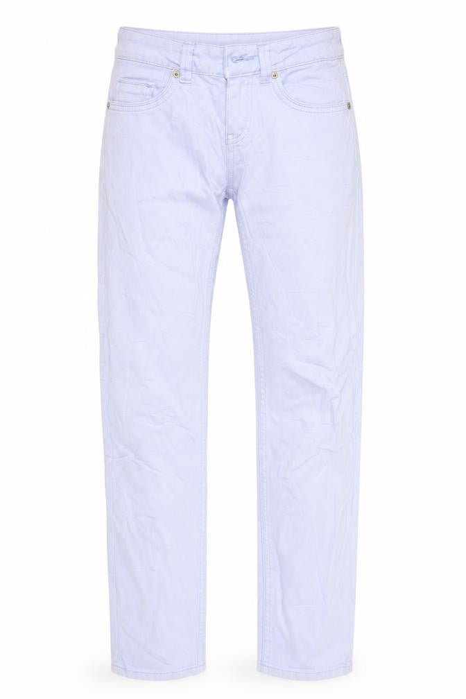 Topshop Womens Blue  Denim Straight Jeans Size 25 in L30 in