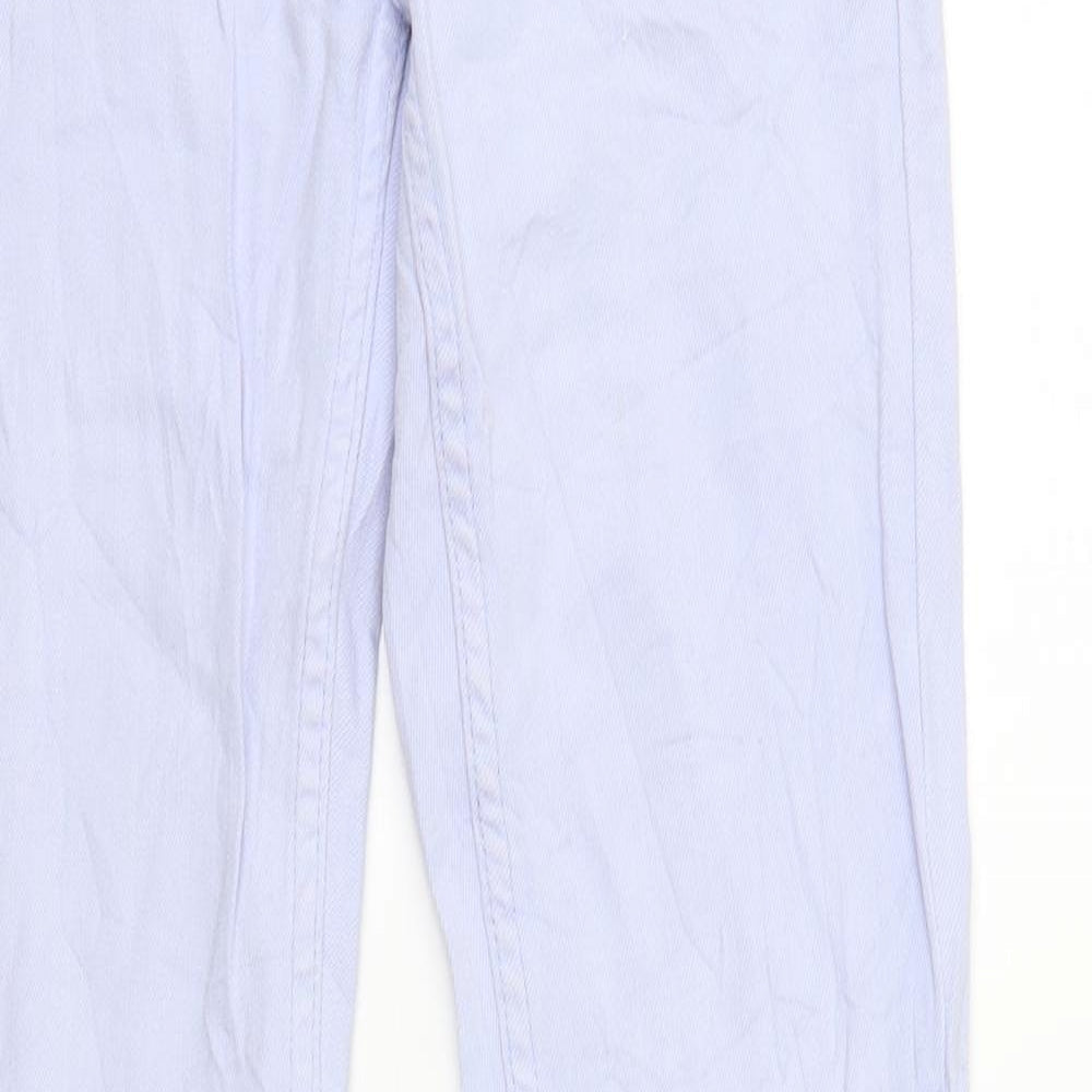 Mens UK Size 25 in Top Shop Regular Fit Straight Blue Jeans