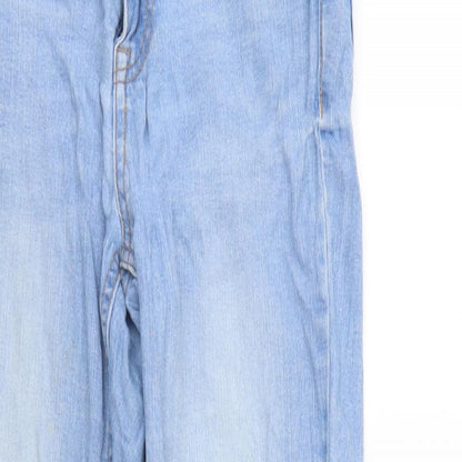 New Look Womens Blue  Denim Straight Jeans Size 6 L27 in